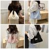 Three uses Solid Color Shoulder Bag Brown Retro Crossbody Bag Butterfly PU Backpack  Outdoor