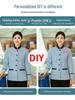 Women's Long Sleeve Hotel Cleaner Uniform Set for Autumn/Winter