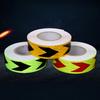 5*300cm Reflective Adhesive Tape Sticker Arrow Reflective Tape Safety Caution Warning For Truck Motorcycle Bicycle Car Styling