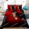 Singer C-Cardi B Am I the Drama Duvet Cover Set Home Style Bedding Soft Laundry Cotton Bed Student Dormitory Gift Home Textile