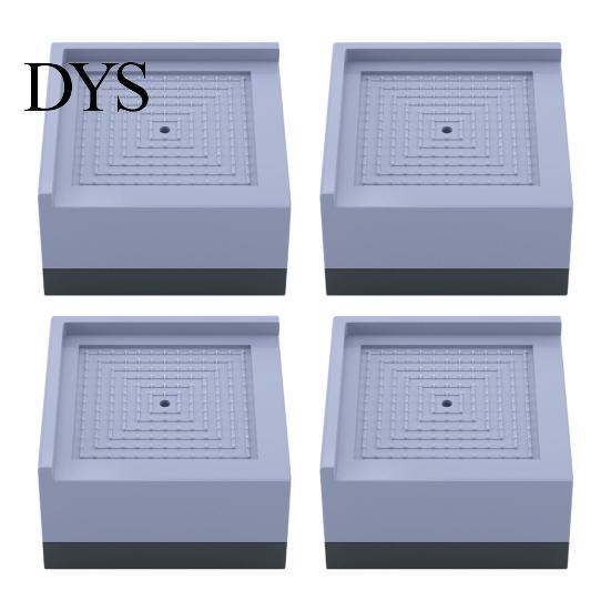 Anti-slip Furniture Block 4Pcs Risers Shock Absorbing Heavy Duty Bed Desk Cabinet Sofa Height Adjustable Chair Legs Refrigerator Dryer Washing Machine