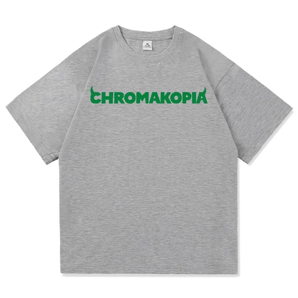 Unisex Tyler The Creator Chromakopia Tour 2024 T Shirt Women Aesthetic Letter Print T-Shirt Unisex Tees Shirts Streetwear