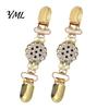 Fashionable Collar Pin 2Pcs Vintage Sweater Clips for Women Girls, Retro Faux Pearl And Rhinestones Cardigan Clips, Elegant Clothing Fasteners Dresses