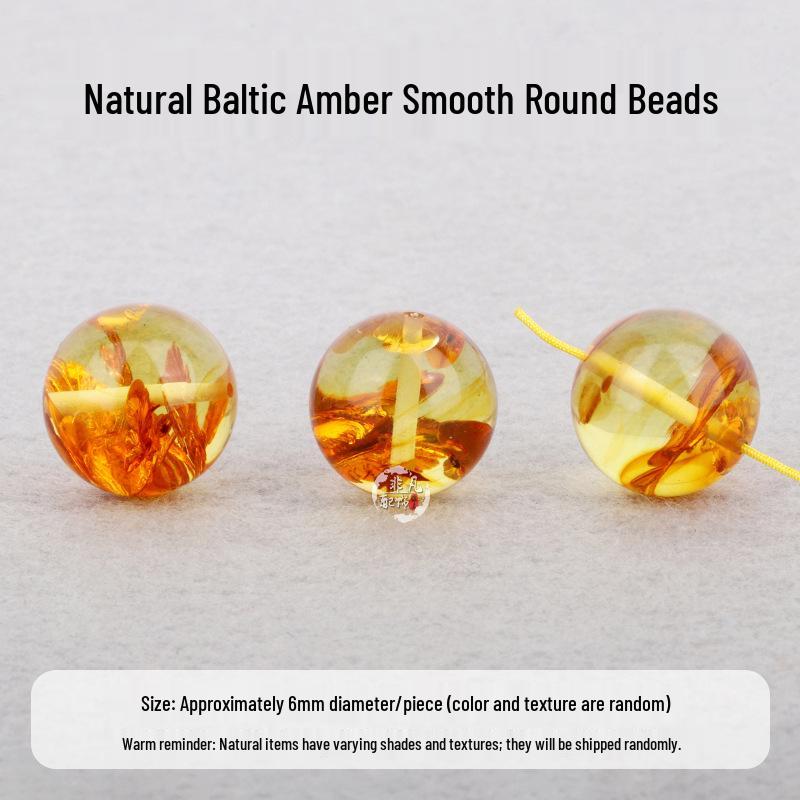 Natural Amber Beeswax Flower Beads Bracelet with Star and Moon Design - Multi-Treasure Bodhi Clavicle Chain for DIY Accessories
