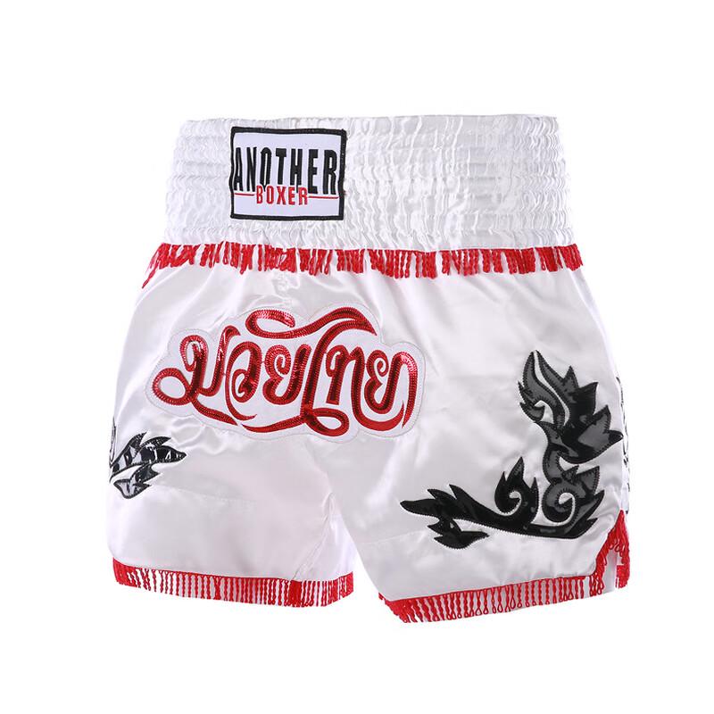 ANOTHERBOXER Tasseled Muay Thai Boxing MMA Shorts L