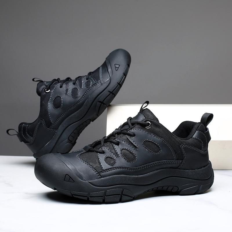 Fashion Wear Resistant Running Shoes Soft Sole Male Casual Shoes Anti Slip Men's Treking Footwear Leisure Walk Sneakers Outdoor Trainers