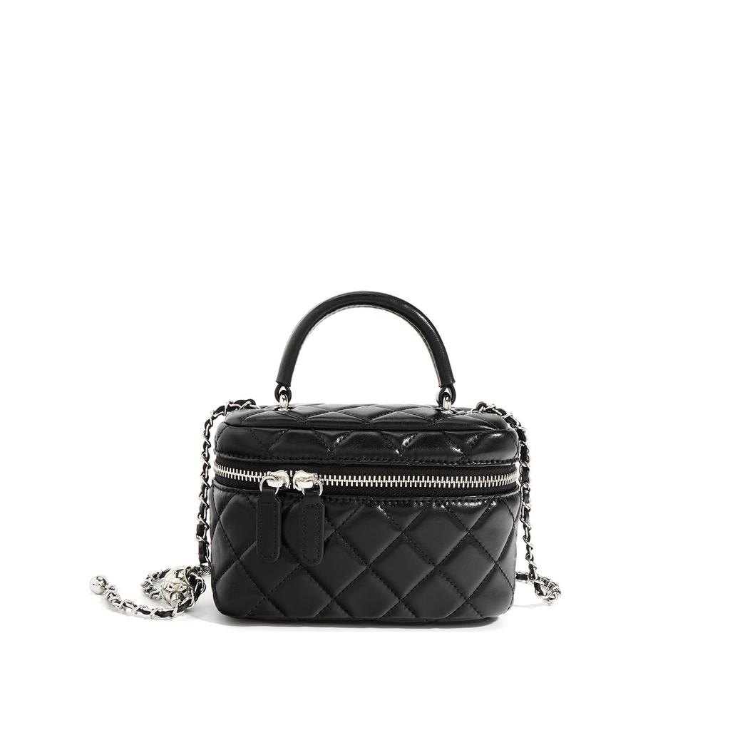 A Niche Design, Mini Chain-style Chain Bag, A Fashionable and High-end Single-shoulder Hand-carry Makeup Bag