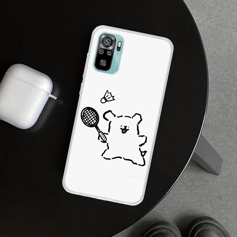 Badminton Sport Phone Case Cover for Xiaomi Redmi Note 15 14 13 12 11 Pro Plus 14S 12S 11S 11T 11E 10S 10 Customized Fundas Redm