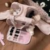 Travel Toiletry Bag Women Large Capacity Zip Around Makeup Bag Puffy Cosmetic