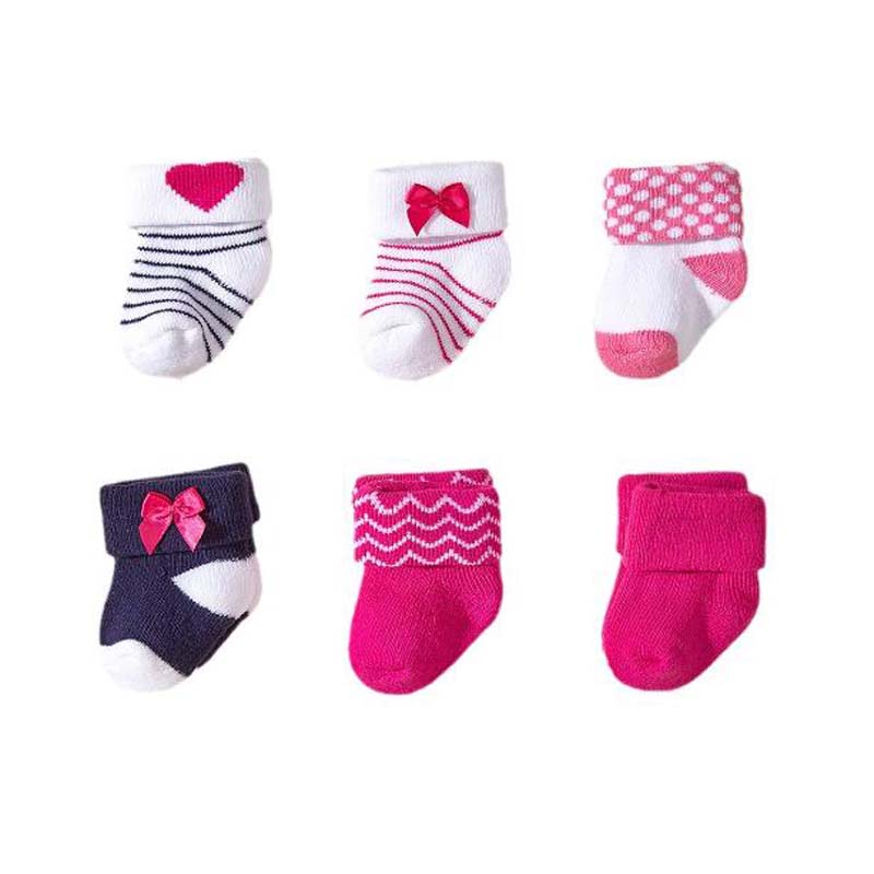 3Pair/lot new girls' warm socks for autumn and winter