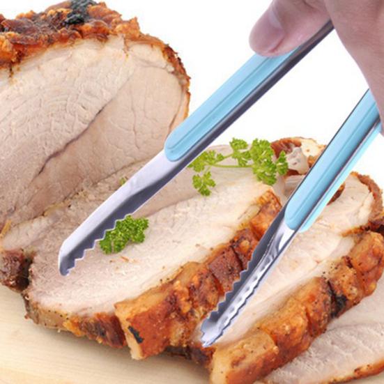 Portable Rust-Free Reusable Metal Handy Dessert Bread Food Clips for Picnic Cooking Clips