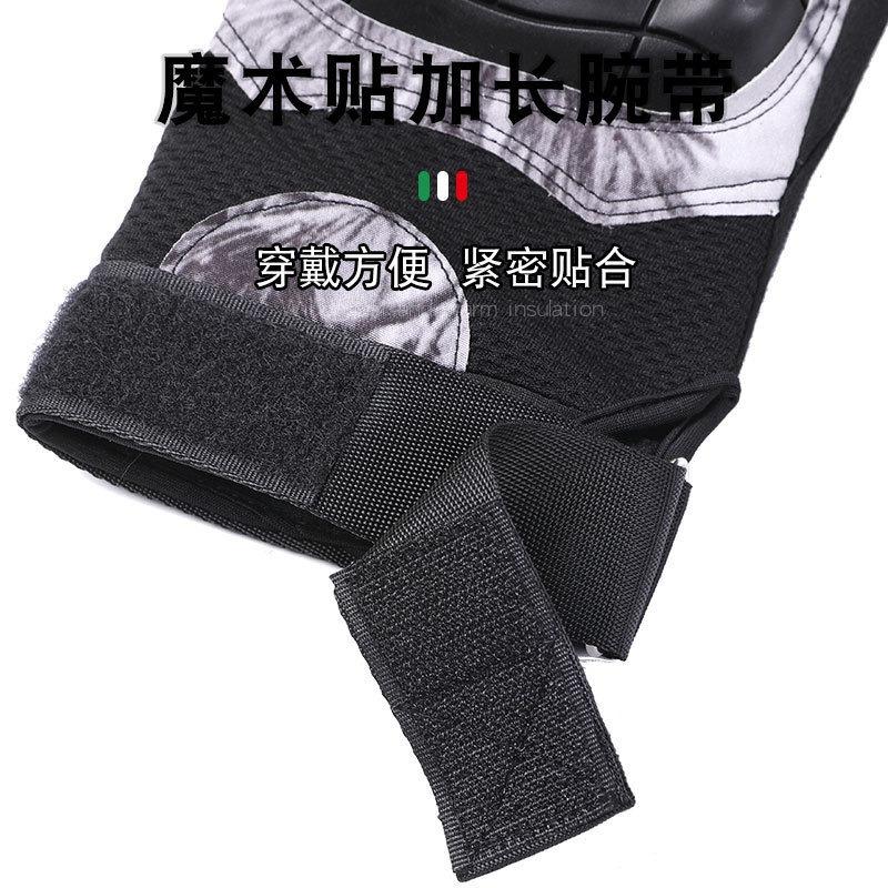 Tactical Gloves Camouflage Full Finger Soft Shell Men's Motorcycle Riding Field Training Protective Wear-resistant Gloves