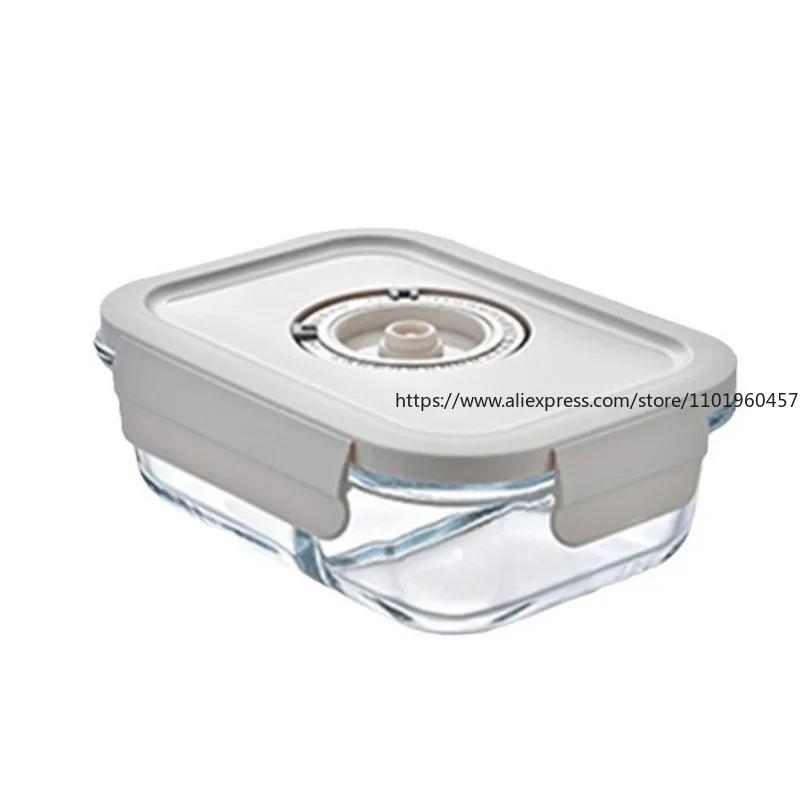 Food Vacuum Storage Box Container with Free Vacuum Pump for Storage Bag Home Outdoor Organizer Kitchen Fresh-Keeping Sealer Tool