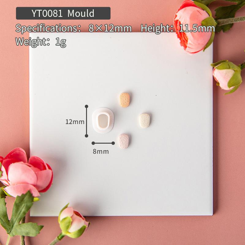 Retro Flower Shape Soft Pottery Cutting Die DIY Creative Jewelry Pendant Mini Hand Tool