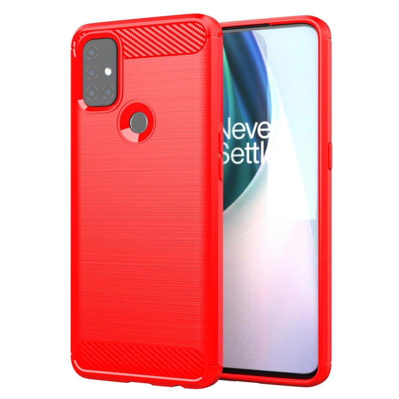 Для чехла OnePlus N10 5G чехол для OnePlus N10 Coque TPU мягкий силиконовый защитный чехол для телефона OnePlus Nord N100 N10 Fundas For Nord N10 5G красный