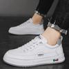 Herrenschuhe Frühling und Herbst neu Lederoberfläche atmungsaktiv vielseitig weiche Sohle Einschlupf lässige Mode vielseitig rutschfeste Board-Schuhe
