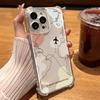 Aircraft Line Map Applicable To Apple 17promax Four-corner Anti-drop Mobile Phone Case iPhone16 Protective Case