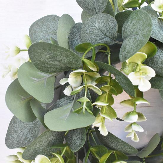 Artificial Eucalyptus Leaves Plant Wreath Party Wedding Hanging Decor Garland