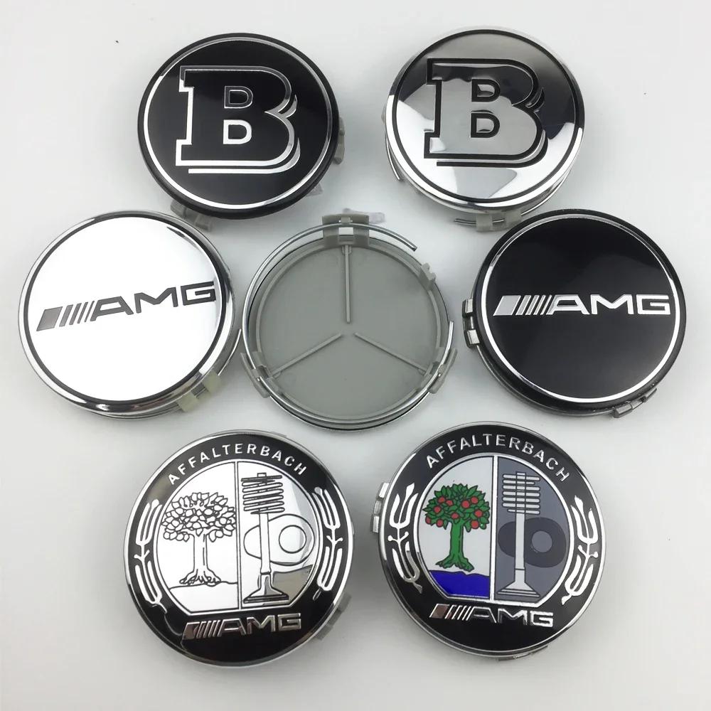 75mm 4szt. Dekielek piasty koła Mercedes Benz do Mercedes AMG Apple Tree B w204 w211 w205 W212 w203 w213 w124 akcesoria samochodowe