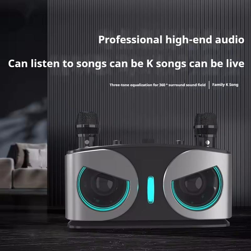 Karaoke Portable Wireless Bluetooth Speaker With Microphone Machine Subwoofer Powerful Sound Box Music Caixa De Som Bocina Audio