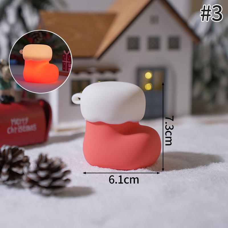 Glowing Christmas Tree Tabletop Ornaments Led Christmas Tree Windows Display Decor Festival Atmosphere Led Night Lights Gift