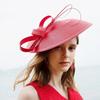 Headband Style Wide Brim Fascinator Elegant Sunscreen Hat Fashion Mesh Fascinator  Women’s