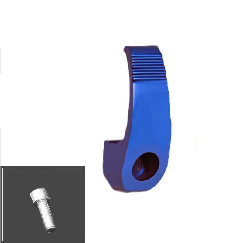 

Универсальный крюк для мотоцикла, алюминиевый сплав, крюк для шлема, одно отверстие, крюк для мотоцикла, электрического скутера, мотоцикла синий