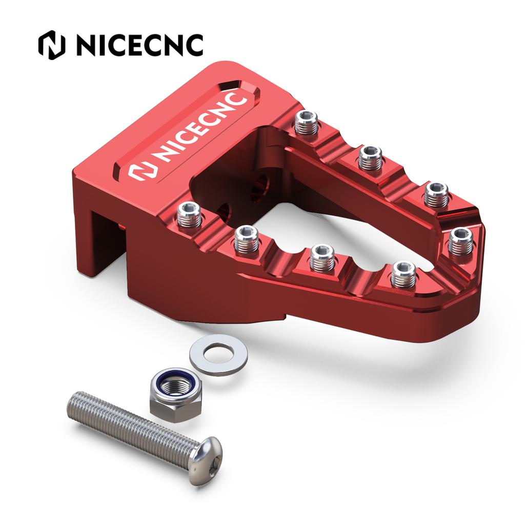NICECNC For Honda TRX450R Rear Brake Pedal Tip For ATV HONDA TRX 450ER 2006-2014 450R 46510-HP1-305 Aluminum Enlarged Pedal