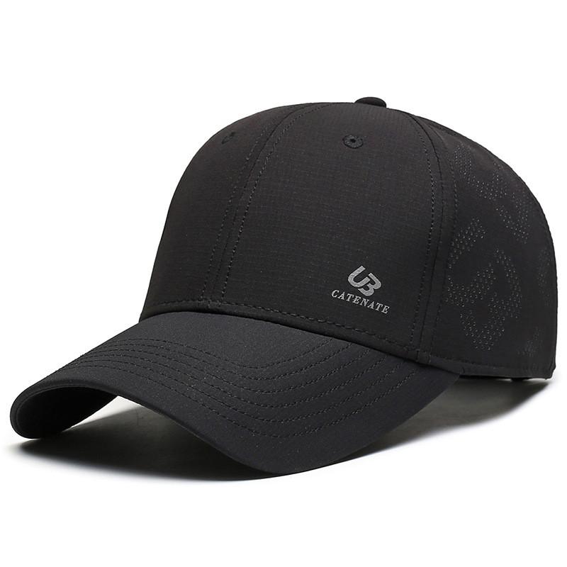 

Adjustable Baseball Cap With Letter Logo For Men And Women Outdoor Sun Protection чёрный