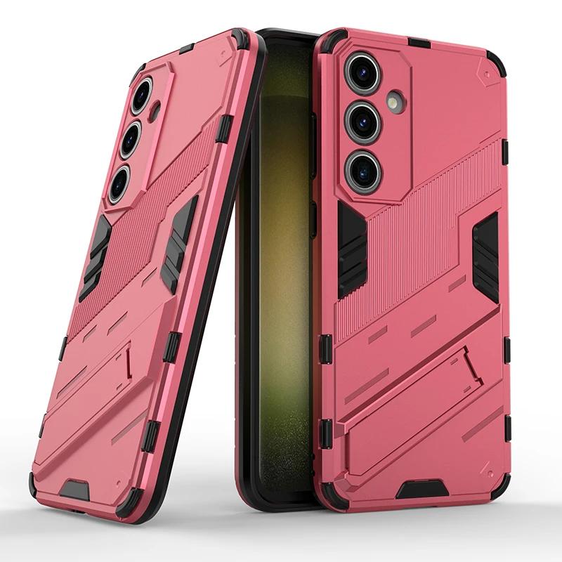

Armor Shockproof Protective Magnetic Holder Case For Samsung Galaxy A56 A36 A26 A55 A35 A25 A15 A05 A05S M55 M35 M15 5G Cover Galaxy A05