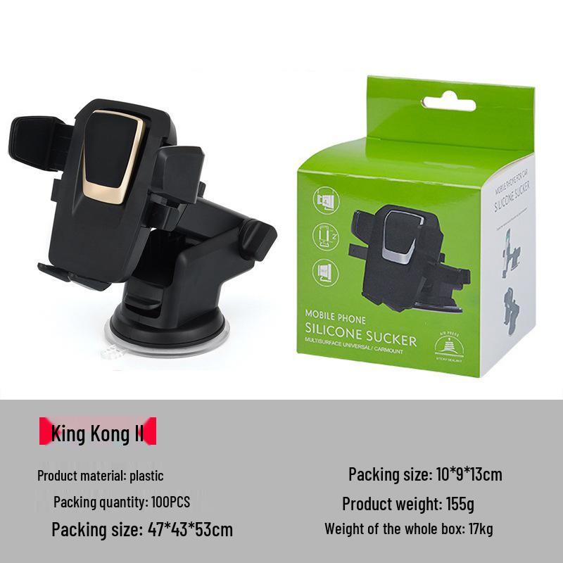 Universal Car Phone Holder with Suction Cup - In-Car Navigation Accessory
