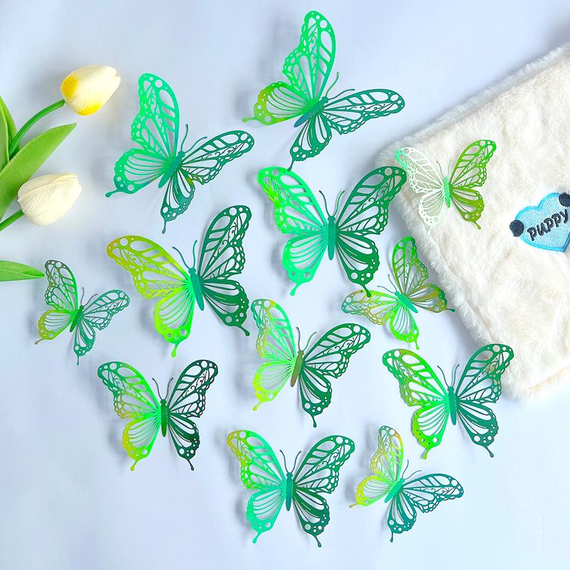 3D Hollow Butterfly Window Decoration Stickers & Photo Prop Crafts