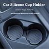 Silicone Non-Slip Cup Mats Non-Slip Silicone Cup Holder Mats New Car Cup Mats For Car Cup Holders