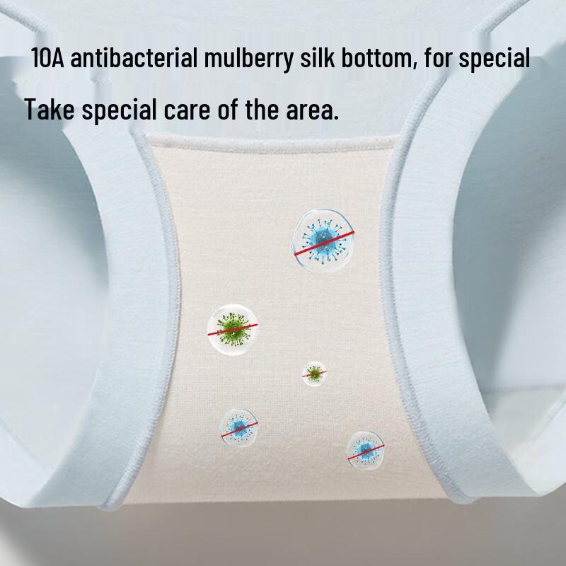 MiiOW Women's Panda Print Antibacterial Briefs 3-Pack