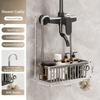 Convenient Toilet Shower Rack With No Drilling Installation Bathroom Storage Basket For Shower Room And Bath Products