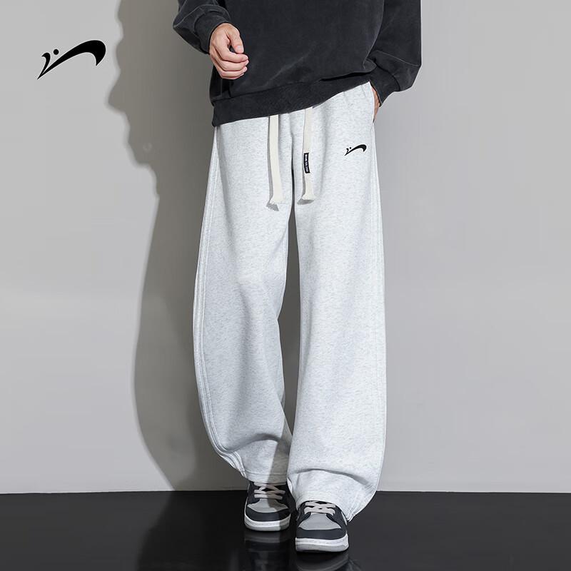 Guirenniao Men's American Style Straight-Leg Sweatpants