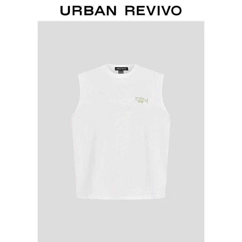 UR2026 Men s Embroidered Cotton Casual Vest XS