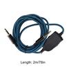 2m/78in 3.5mm to 3.5mm Replacement Audio Cable for Astro A10 A30 A40 A50 Sound Enhancement