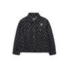 MLB SS22 New York Yankees Letter Print Loose Denim Jacket Women Jacket Gray 3ADKM0121-50GRD