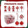 Christmas Tree Hanging Ornaments Charm Pendants Reusable Ornament Decorations for Cafe