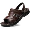 Herren Sandalen 2024 Sommer Neuankömmling Echtes Leder Lässig Mode Sportsandalen Weiche Herren Waten Outdoor Strand Sandalen yui8