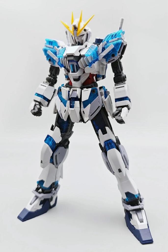 MG Narrative Gundam Modification Fluorescent Psychoframe Clear Parts 1/100 C-Packs Ver.Ka (Blue)