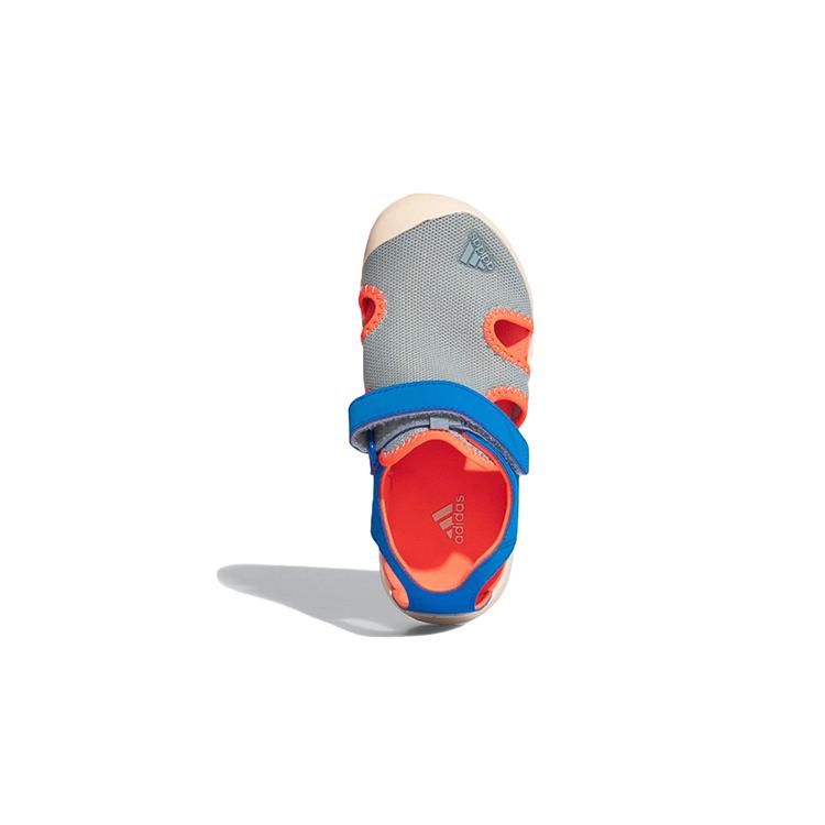 adidas Captain Toey K Comfortable And Breathable Children's Sandals Gray Blue Kids' GY5088