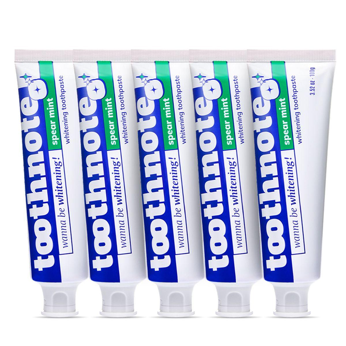 Spearmint Whitening Toothpaste 100g 5 Pieces