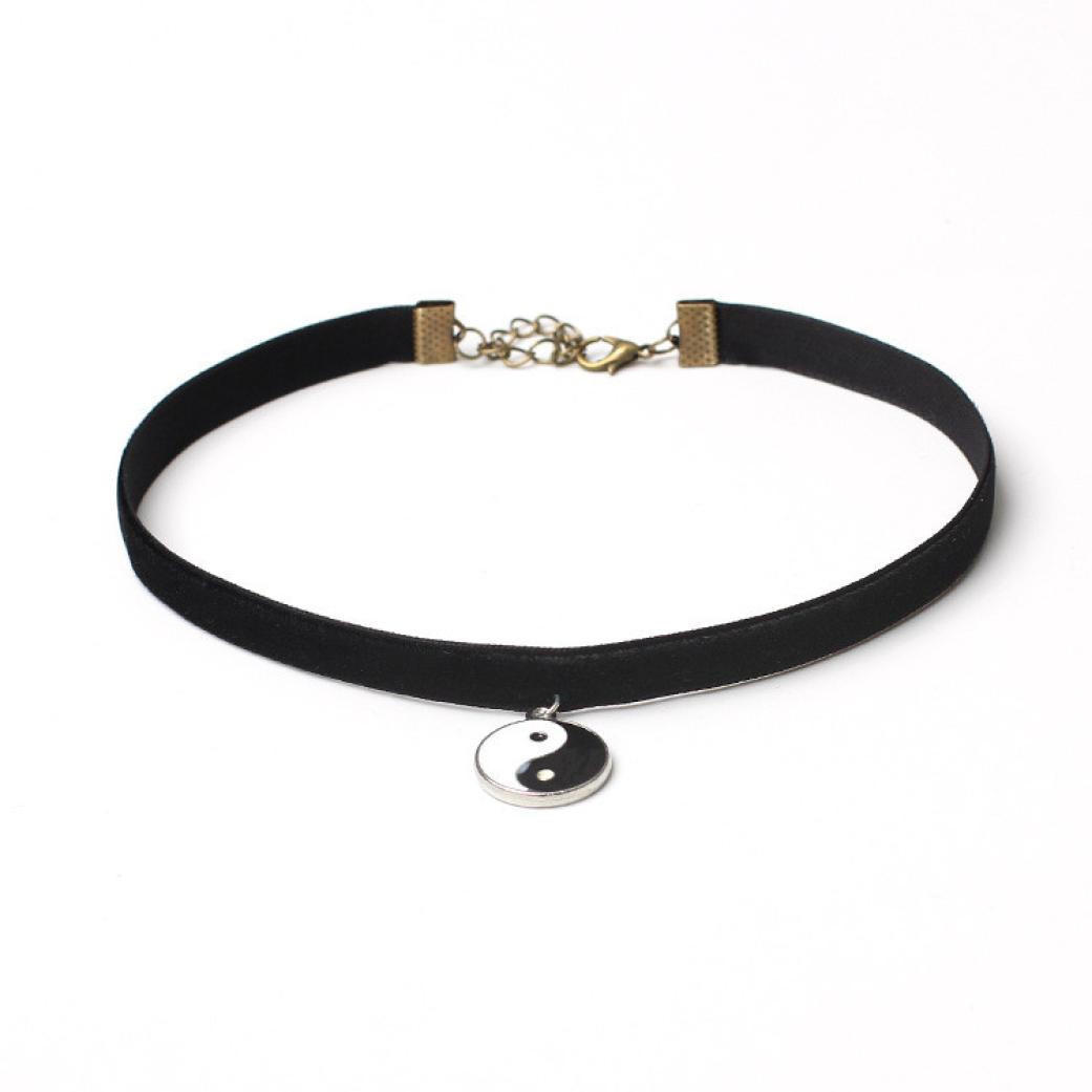 Комплект из 10 колье-колье из эластичного бархата, классический готический кружевной колье