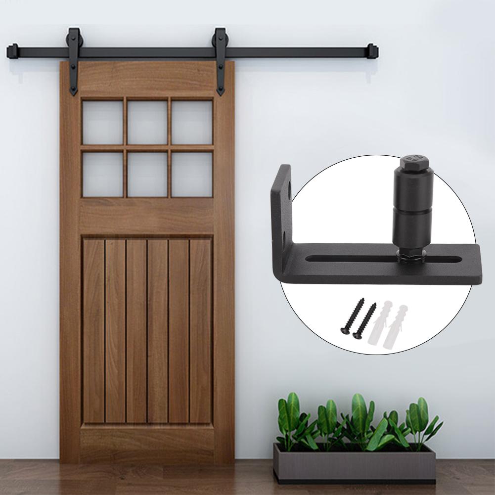 Adjustable Sliding Floor Guide for Barn Door Hardware Accessory (Heighten Single Roller)
