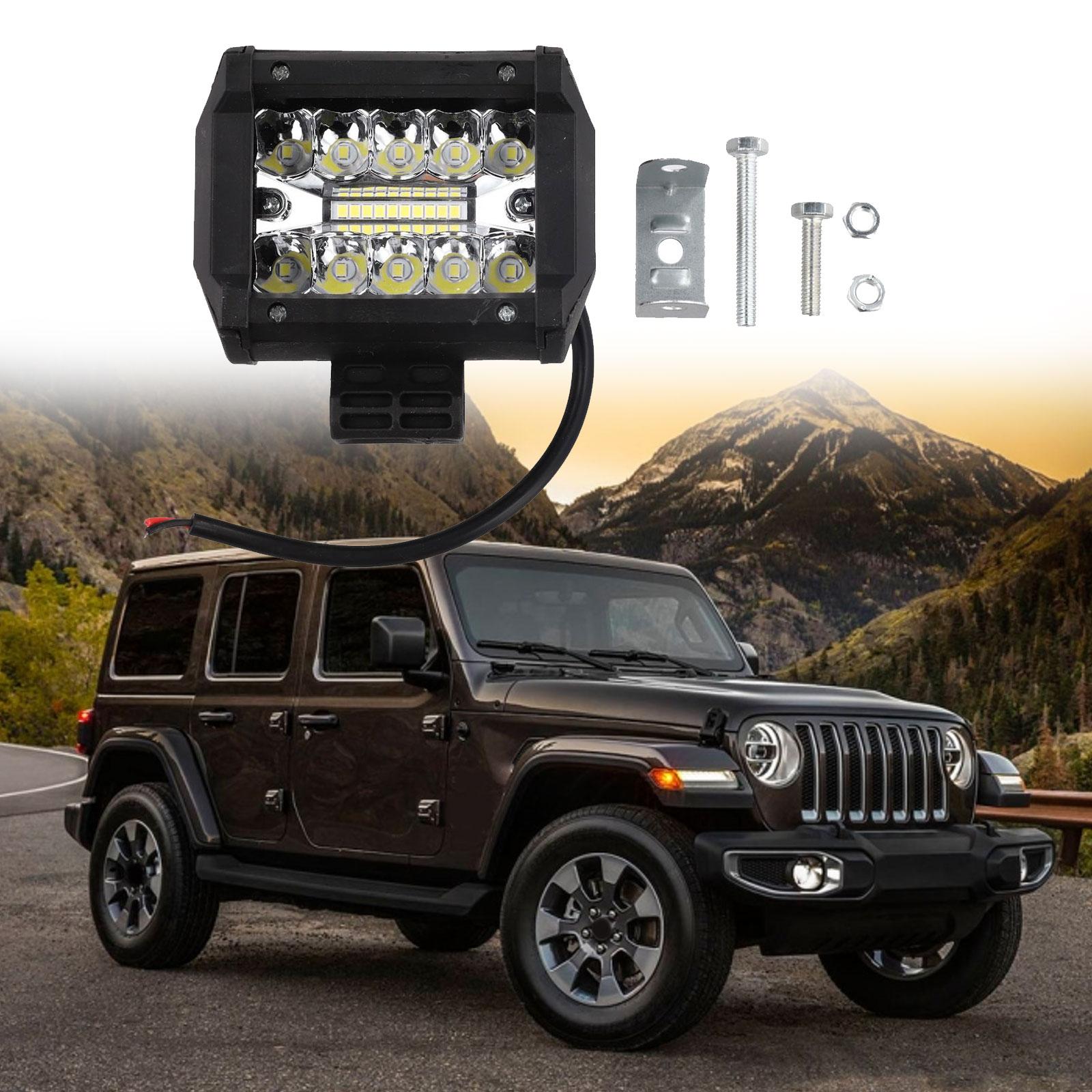 

Светодиодная рабочая фара 60 Вт, точечный/заливной свет, комбинированный, для внедорожных фар-противотуманок, для внедорожников, квадроциклов, UTV