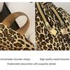 Women's Leopard Print Backpack Tote