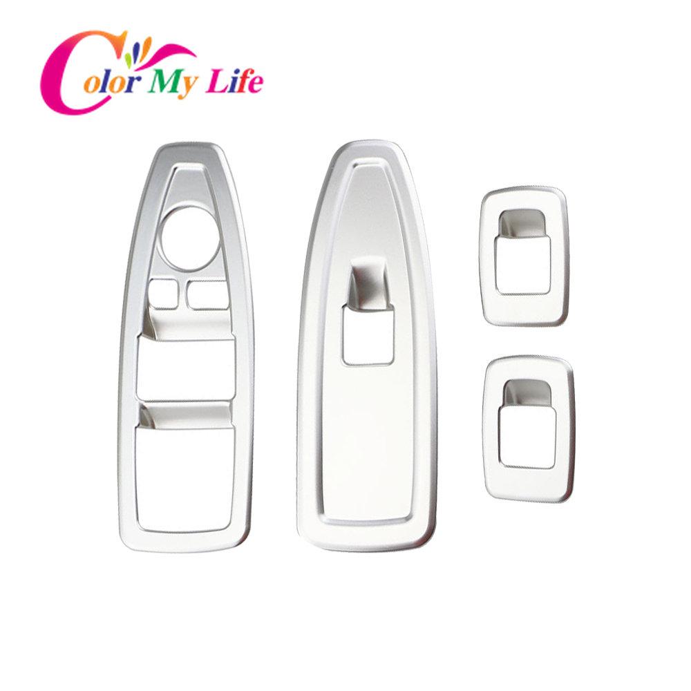 Fensterschalter-Panel-Schutzabdeckung, Verkleidung, Fensterknopf, Pailletten-Aufkleber für BMW X1 F48 LHD 2015–2022