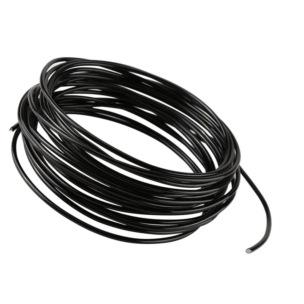 5 Meters / Roll 2mm Round Oxidation Aluminium Wire DIY Accessories For Jewelry Making(black)